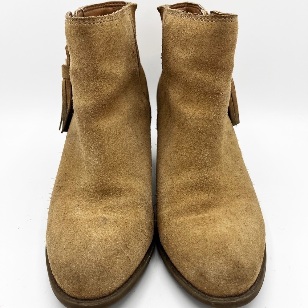 Vionic Madeline Suede Fringe Ankle Boot - Picture 9 of 13